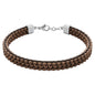 SAVE BRAVE PEYOTE TERNARY BROWN HEMATITE BRACELET