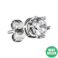 SAVE BRAVE CAESAR CZ HUGGIE EARRING