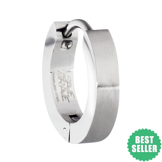 SAVE BRAVE INDIA #3 HUGGIE EARRING