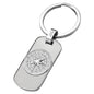 SAVE BRAVE NORTH STAR COMPASS DOG TAG STEEL KEY RING
