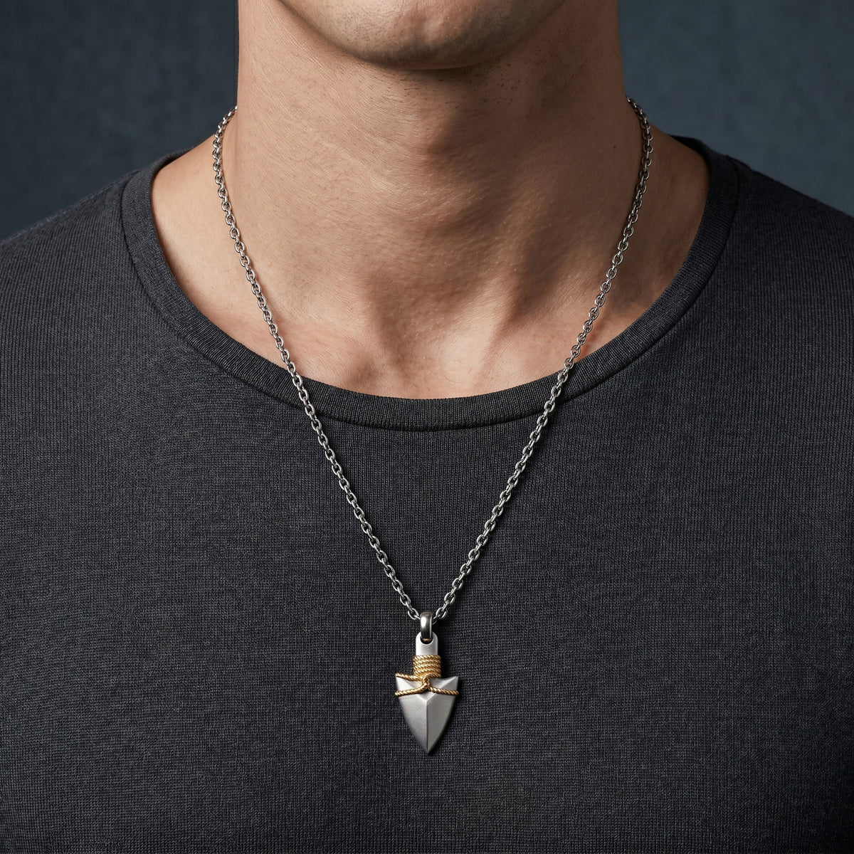 SAVE BRAVE ARROW HEAD NECKLACE