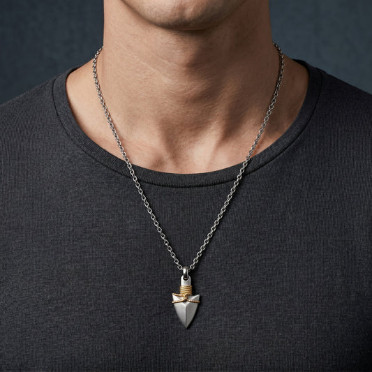 SAVE BRAVE ARROW HEAD NECKLACE