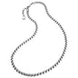 SAVE BRAVE SILVER 5MM BOX CHAIN NECKLACE