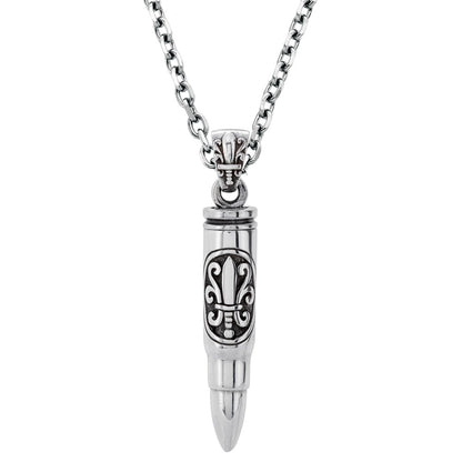 SAVE BRAVE STEEL BULLET NECKLACE