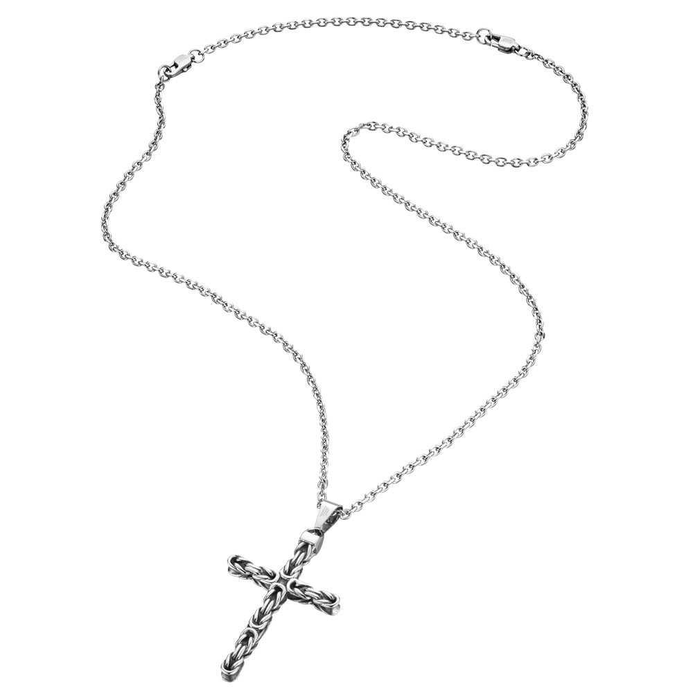 SAVE BRAVE DAN KNOT CROSS NECKLACE