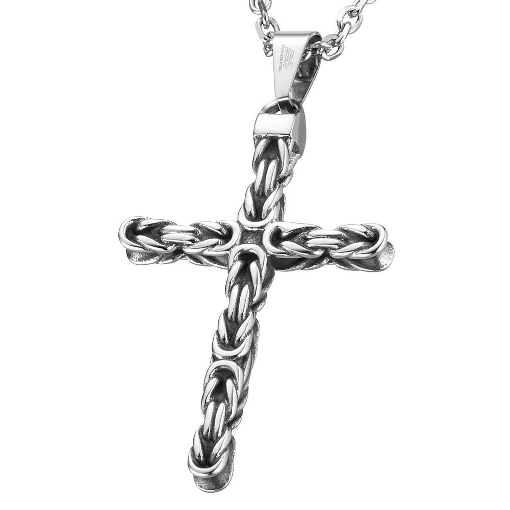 SAVE BRAVE DAN KNOT CROSS NECKLACE