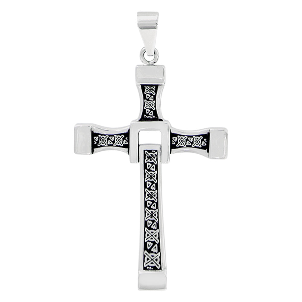 SAVE BRAVE DAVIS CROSS NECKLACE