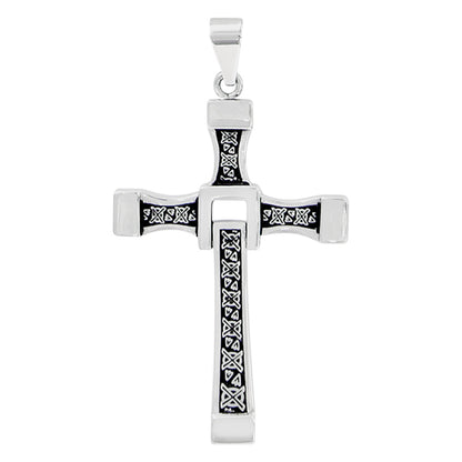 SAVE BRAVE DAVIS CROSS NECKLACE