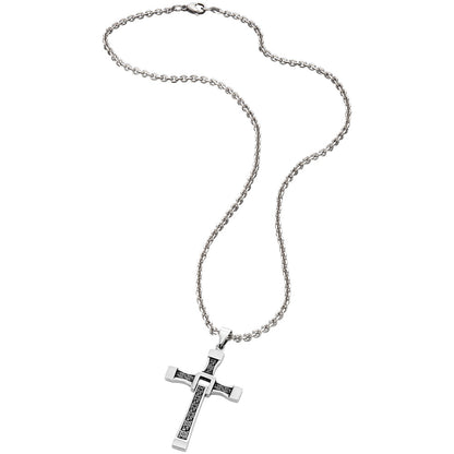SAVE BRAVE DAVIS CROSS NECKLACE