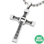 SAVE BRAVE DAVIS CROSS NECKLACE