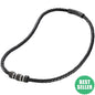 SAVE BRAVE EDWARD LEATHER NECKLACE