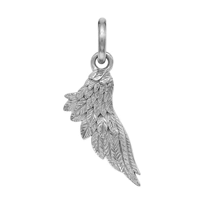 SAVE BRAVE FAITH CROSS & WING STAINLESS STEEL NECKLACE