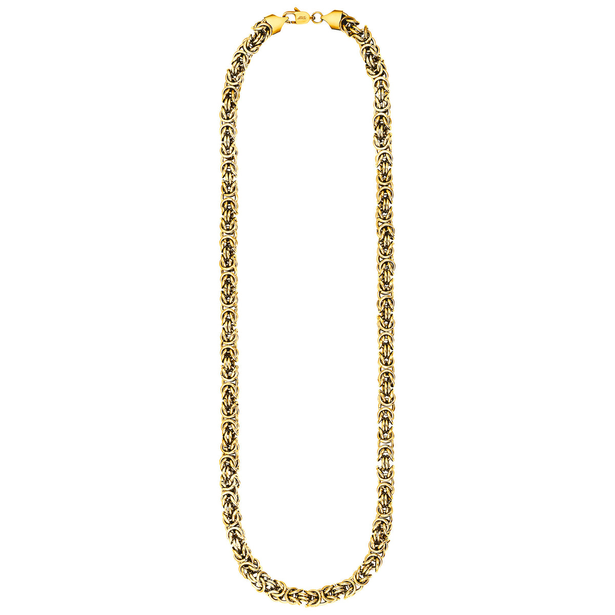 SAVE BRAVE LARRY GOLD STEEL CHAIN NECKLACE