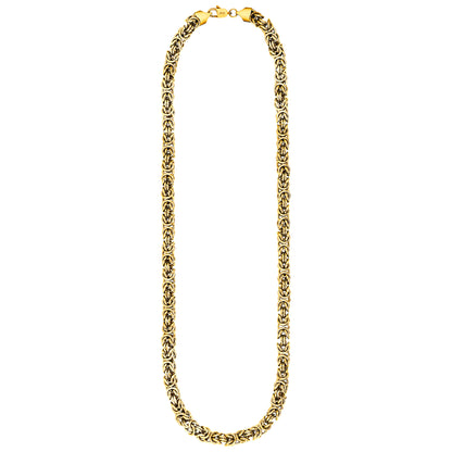SAVE BRAVE LARRY GOLD STEEL CHAIN NECKLACE