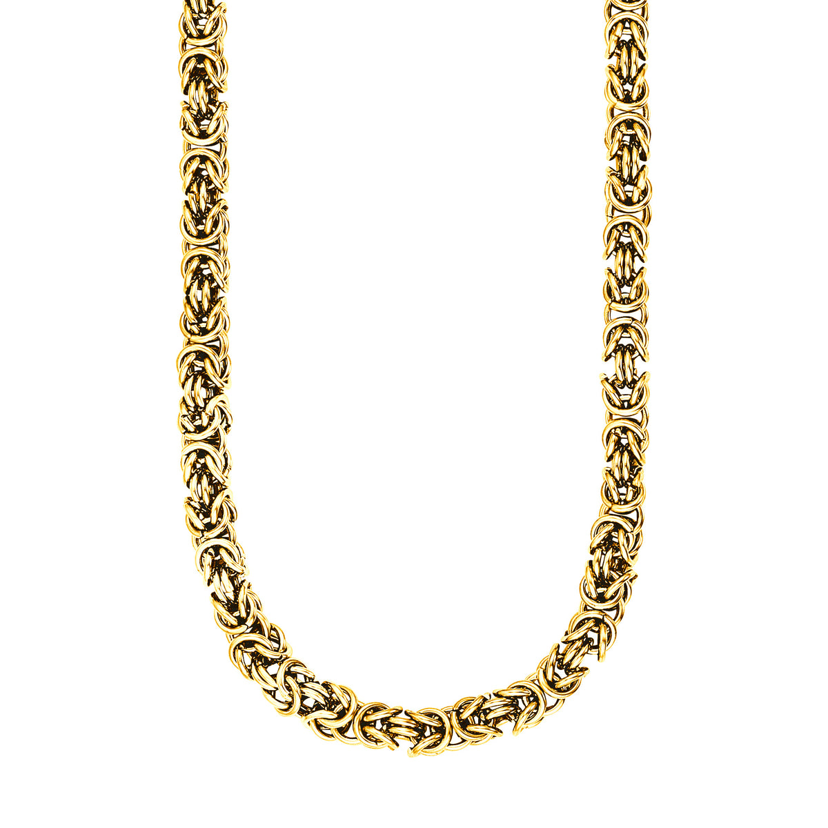 SAVE BRAVE LARRY GOLD STEEL CHAIN NECKLACE