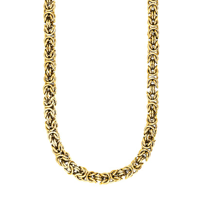 SAVE BRAVE LARRY GOLD STEEL CHAIN NECKLACE