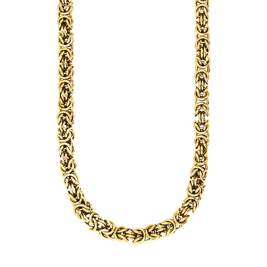 SAVE BRAVE LARRY GOLD STEEL CHAIN NECKLACE
