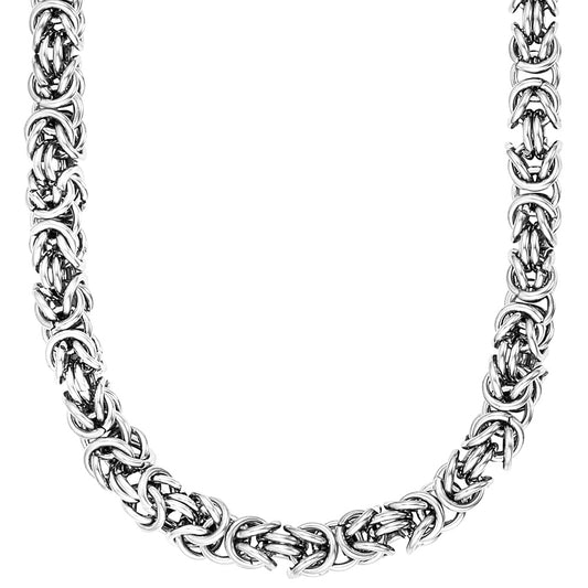 SAVE BRAVE 6.5MM LARRY STAINLESS STEEL CHAIN NECKLACE