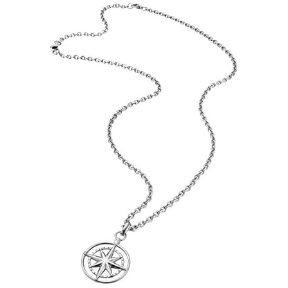 SAVE BRAVE NORTH STAR STEEL TALISMAN NECKLACE