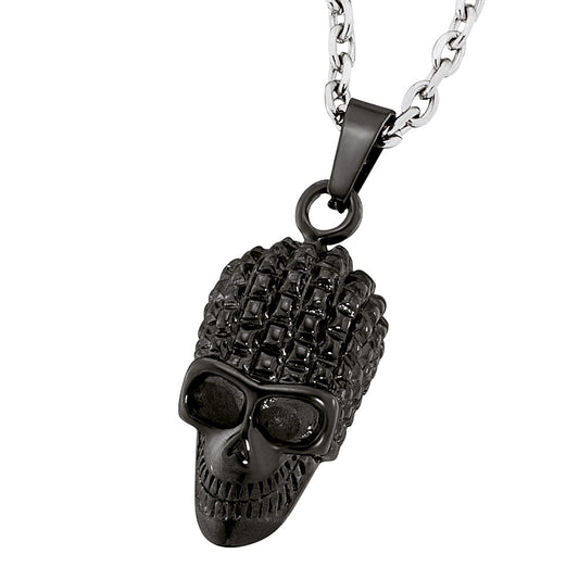 SAVE BRAVE RALPH BLACK SKULL NECKLACE