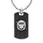 SAVE BRAVE RANO GORILLA DOG TAG STEEL NECKLACE