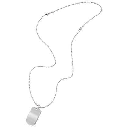 SAVE BRAVE ROBERT PLAIN DOG TAG NECKLACE