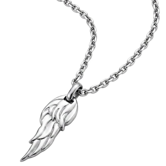 SAVE BRAVE STRENGTH WING NECKLACE